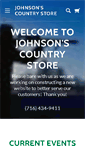Mobile Screenshot of johnsonscountrystore.com